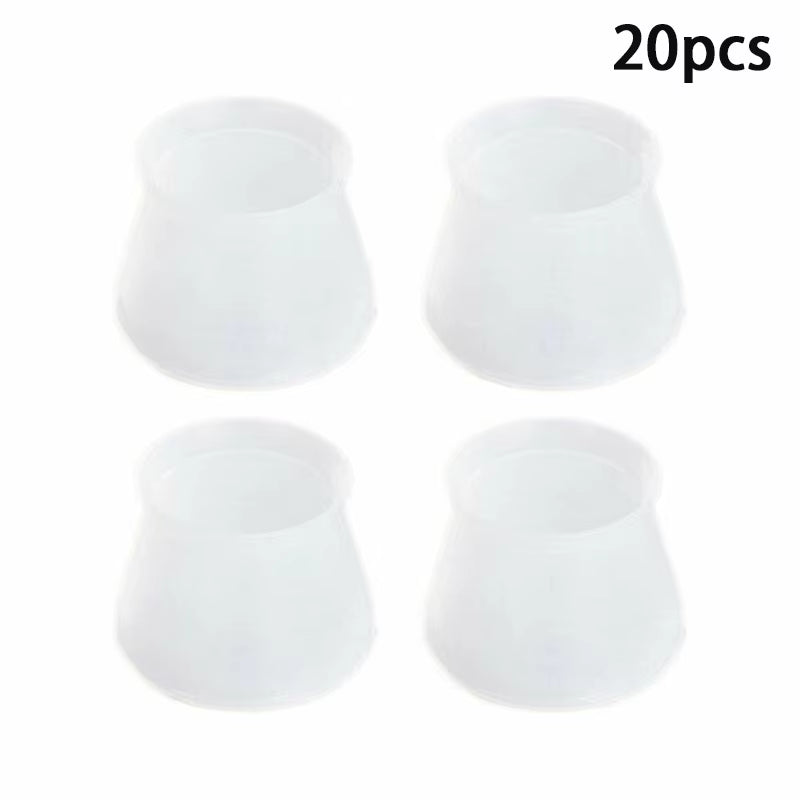 20Pcs Silicon Chair Leg Floor Protectors Socks Table Feet Pad Floor Protectors